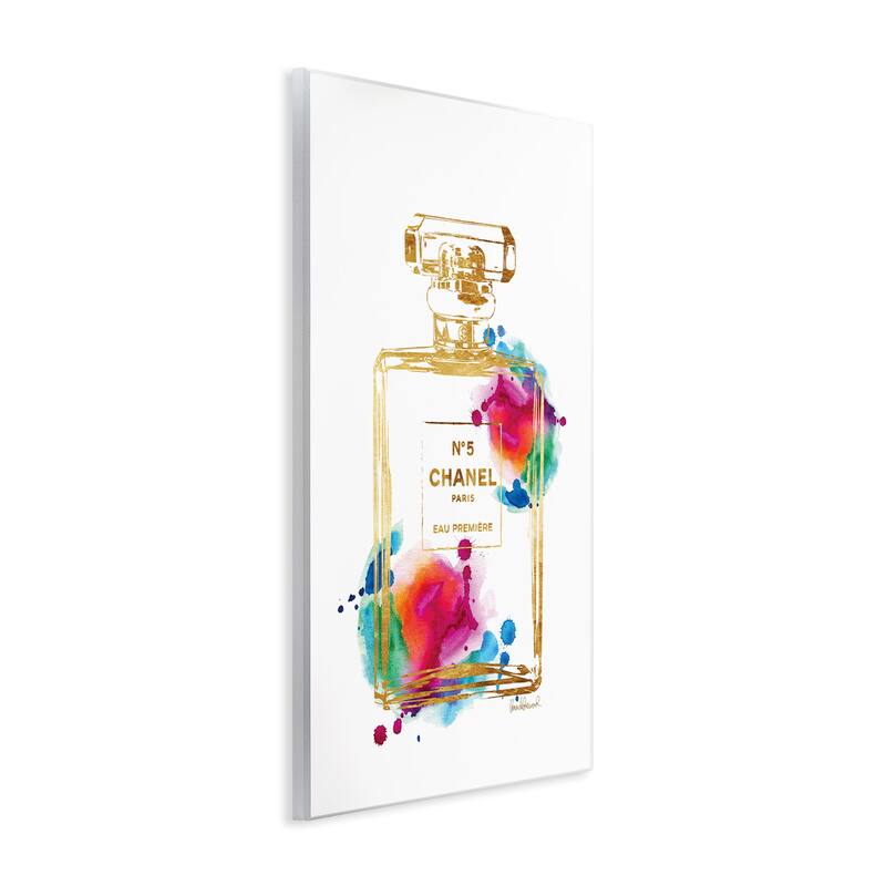 Stupell Fashion Perfume Gold Rainbow Wall Art - Multi-Color