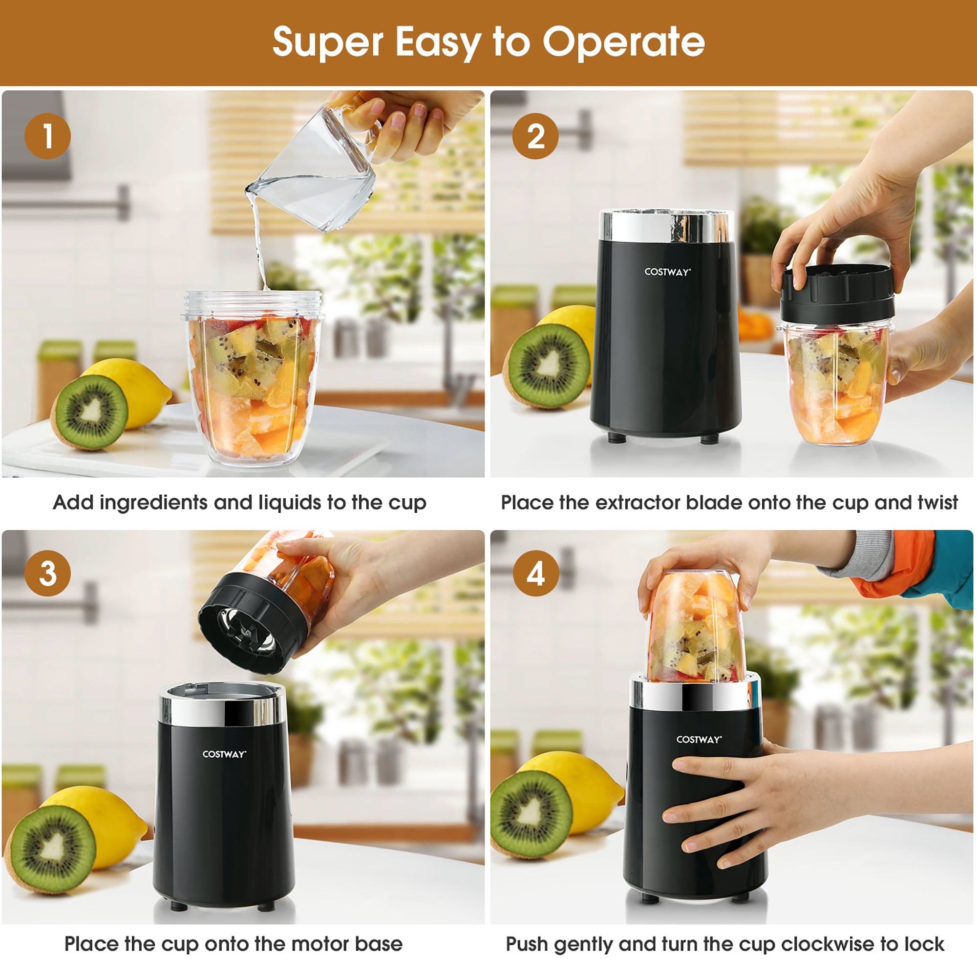 1000W Portable Blender 6 Blade Smoothie Blender Bed Bath Beyond 37170051