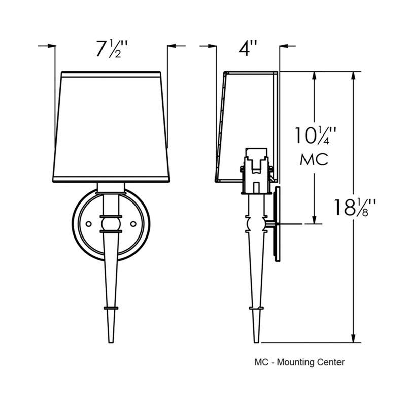 AFX Montrose 8-inch LED Wall Sconce