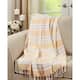 Cotton Throw Blanket With Plaid Design - On Sale - Bed Bath & Beyond ...