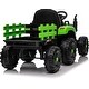 preview thumbnail 2 of 26, 12V Ride On Tractor with Trailer Remote Control Battery Powered Electric Tractor with LED Lights