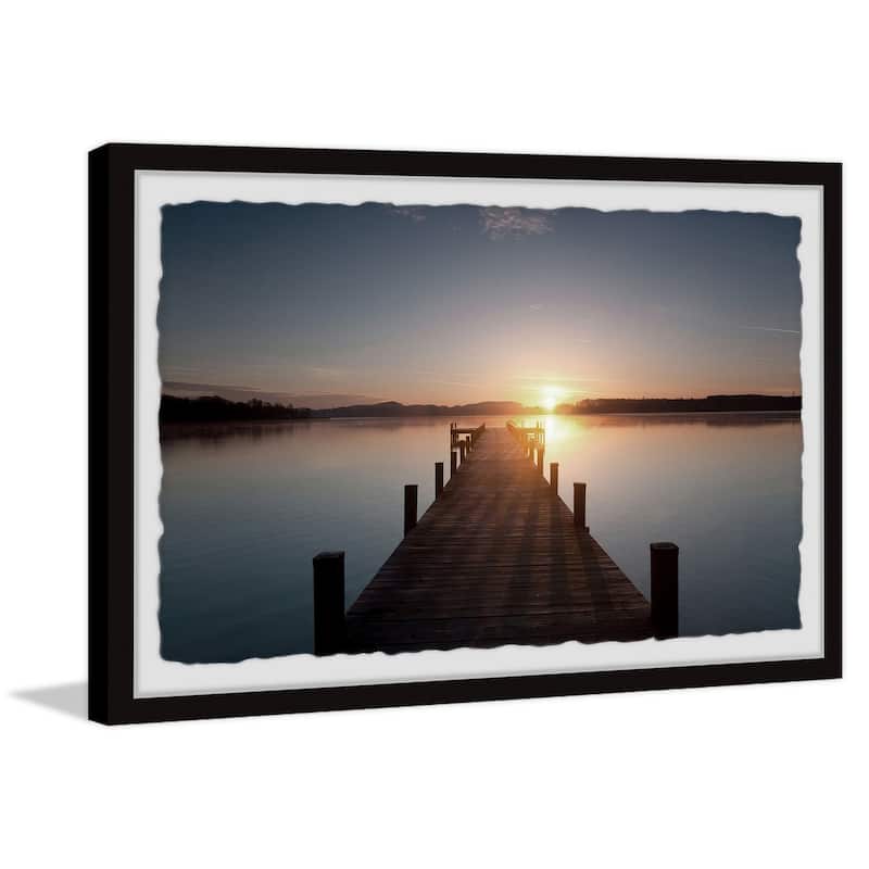 'The Sunset Awaits' Framed Painting Print