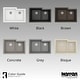 preview thumbnail 15 of 56, Karran Undermount Large/Small Bowl Quartz Kitchen Sink - 32" x 21.25" x 9" - 32" x 21.25" x 9"
