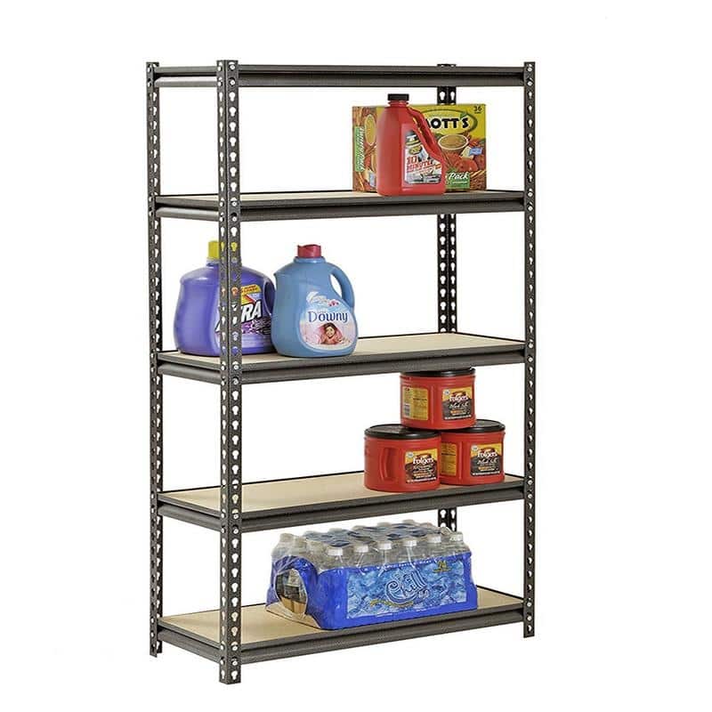 5 Tier Heavy Duty Storage Shelf Garage Shelving Unit Bookcase 2 Colors - type2