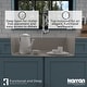 preview thumbnail 34 of 55, Karran Drop-In Quartz Composite 1-Hole Single Bowl Kitchen Sink - 33" x 22" x 9"
