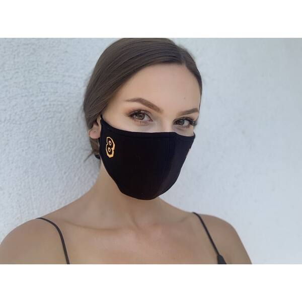 Shop Reusable Ad Washable Unisex Fashion Cloth Face Mask With Adjustable Straps Lakers Multi Color Overstock 31742525