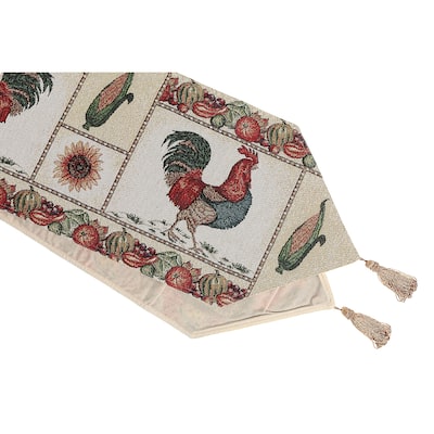 Tapestry Table Runner (Harvest Season) (54")