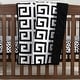 preview thumbnail 1 of 6, Rizzy Home Adair Greek Key Crib Quilt - 38" X 50"