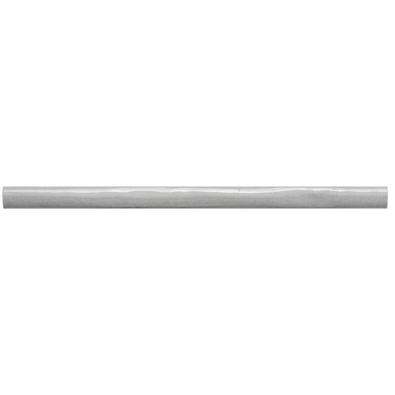 The Tile Life Waverly 0.8x12 Grey Ceramic Pencil Wall Tile - 0.8 x 12 - 1 Piece