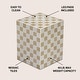 preview thumbnail 23 of 56, Callista Modern Ceramic Tiled Cube Side Table, Square Mosaic Pedestal Accent End Table for Living Room Bedroom - 14 X 14 X 18