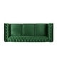 preview thumbnail 24 of 39, Parkhurst Chesterfield Tufted 3-seat Sofa by Christopher Knight Home