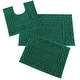 preview thumbnail 3 of 11, 3-Piece Diamond Border Skid-Resistant Bath Rug Set