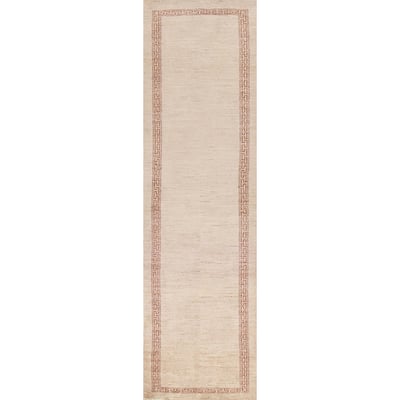 Gabbeh Kashkoli Oriental Wool Runner Rug Hand-knotted Staircase Carpet - 2'4" x 10'6"