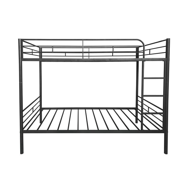 Space-Saving Convertible Twin Over Twin Bunk Bed with Detachable Design