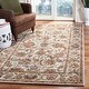 preview thumbnail 1 of 3, SAFAVIEH Handmade Heritage Country Ivory / Ivory Wool Rug 5' x 8' - Ivory - Rectangle