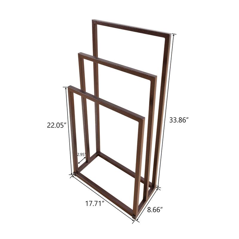 Metal Freestanding Towel Rack