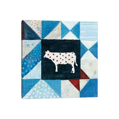 iCanvas "Modern Americana Farm Quilt VIII" by Melissa Averinos Canvas Print