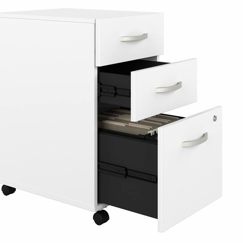 Studio C 60W Desk with Return and Cabinet by Bush Business Furniture