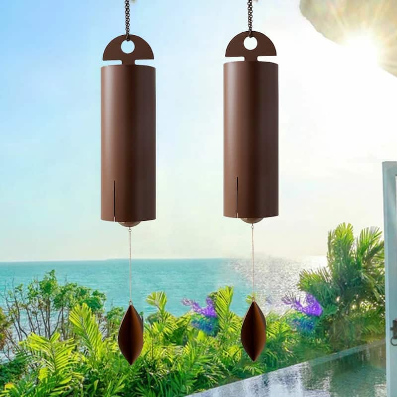 Deep Resonance Serenity Bell Large Wind Chimes for Outside GardenBells
