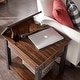 preview thumbnail 3 of 24, Richter Wood End Table by iNSPIRE Q Classic