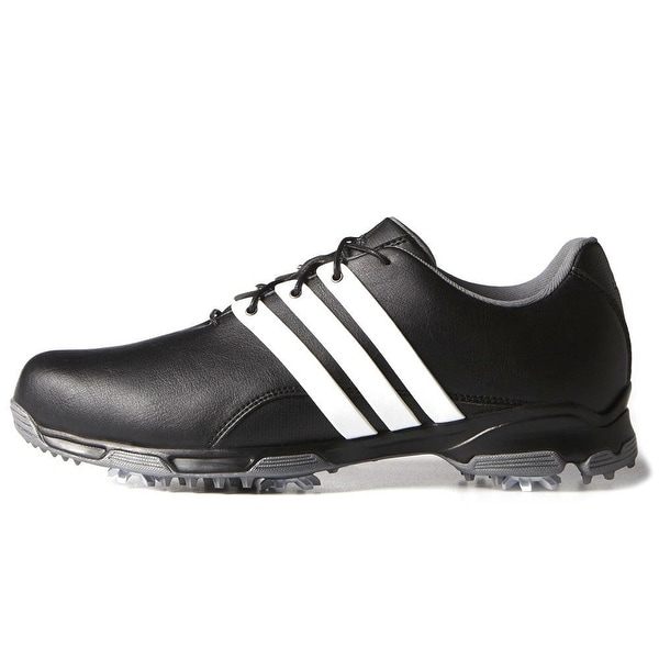 Adidas Men's Pure TRX Core Black/White/Dark Silver Metallic Golf Shoes F33238 / F33315