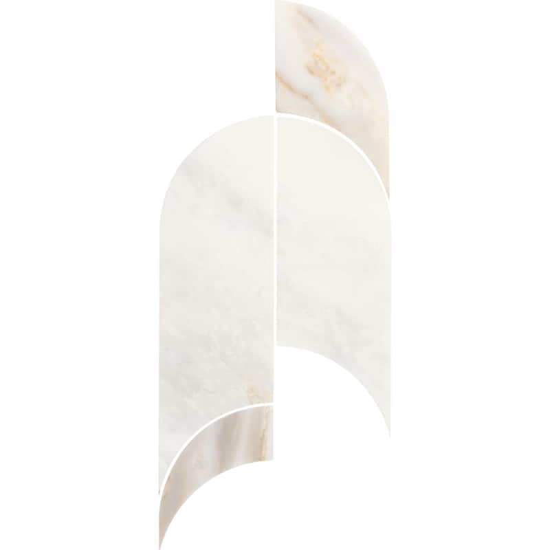 Daltile Gamma Natural Stone Archway Wall and Floor Mosaic Tile (Set of 5)