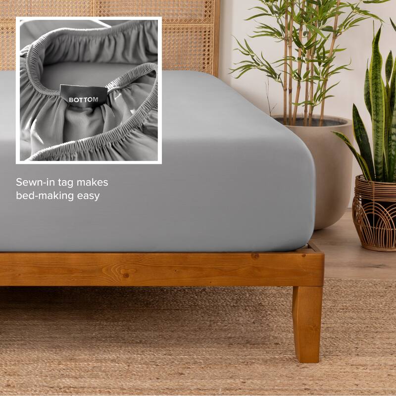 Bare Home Rayon from Bamboo Fitted Sheet