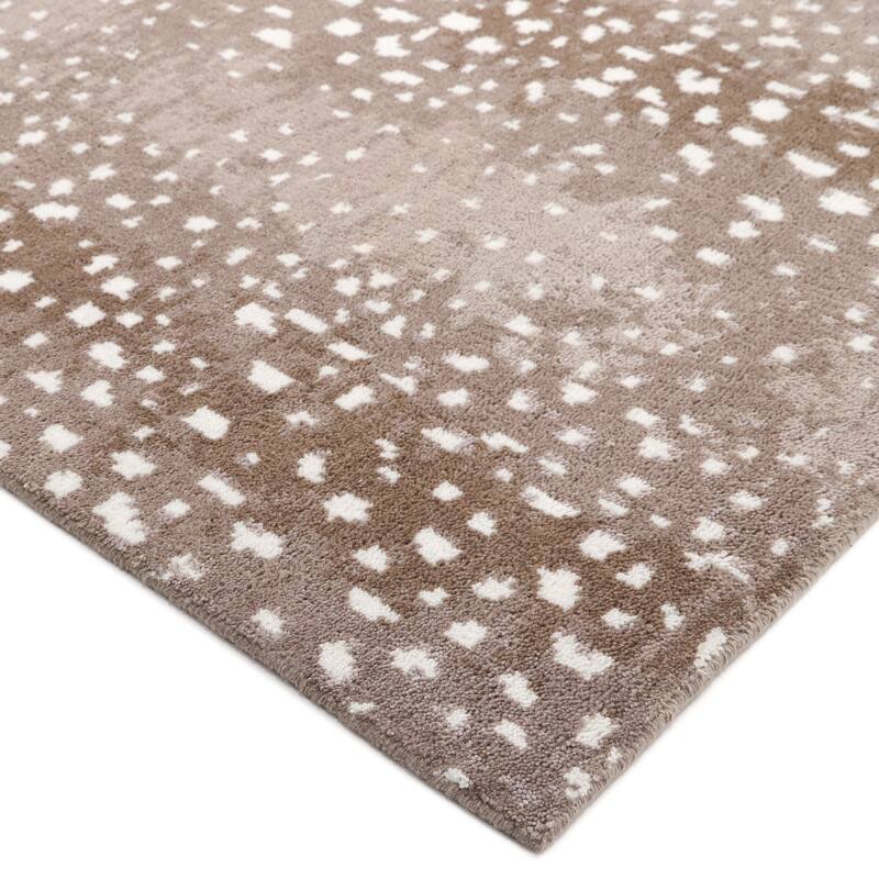 Overton Handmade Modern Contemporary Animal Print Area Rug