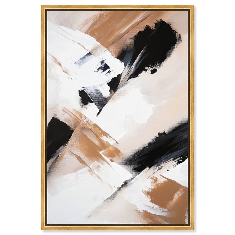 Sable and Sand II Canvas by Art Remedy - Gold - 10" x 15"