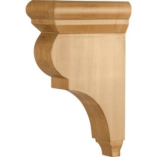 Hardware Resources Corbel with Decorative Styling, 10"H x 3"W x