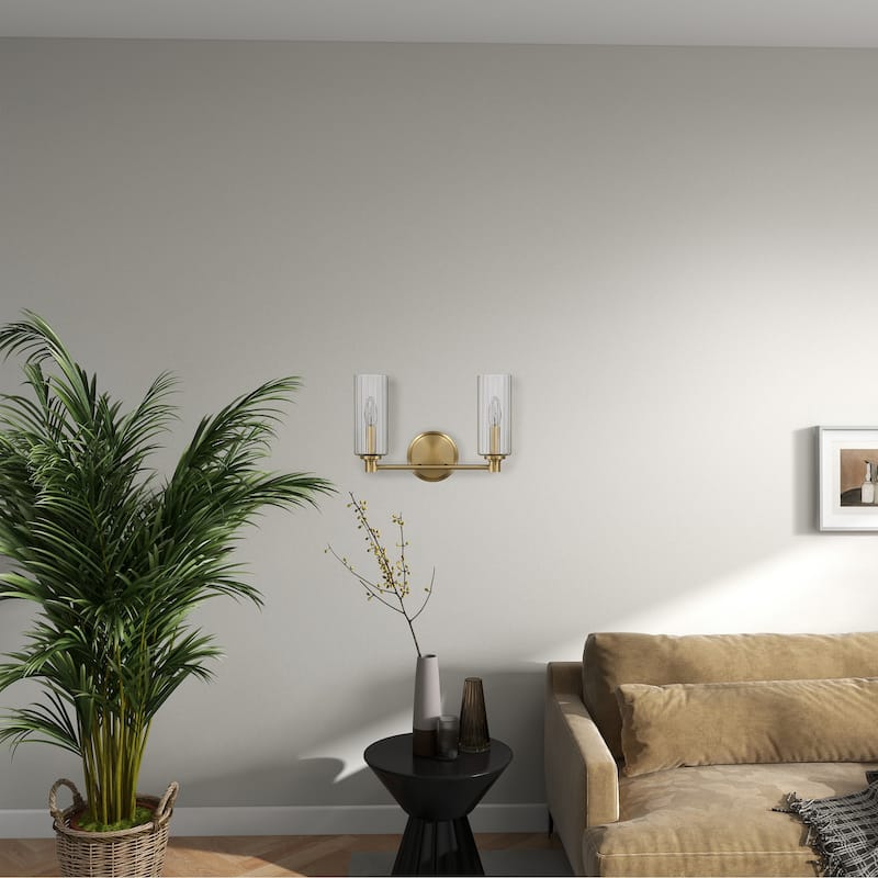 Zana Elegant Double-Light Wall Sconce with Modern Flair