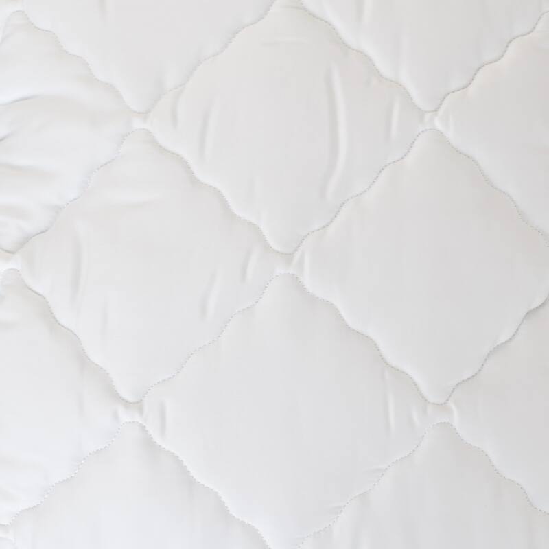Triple Protection Plush Down Alternative 400 Thread Count Waterproof Mattress Pad Stain Resistant