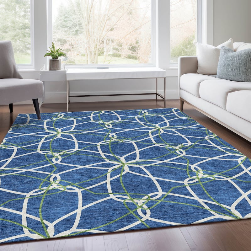 Premium Washable Super Soft Modern Floral Mayfield Rug