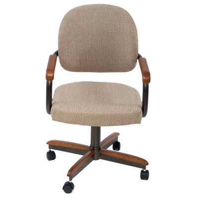 Casual Cushion Swivel and Tilt Rolling Office Chair, Caster Chair