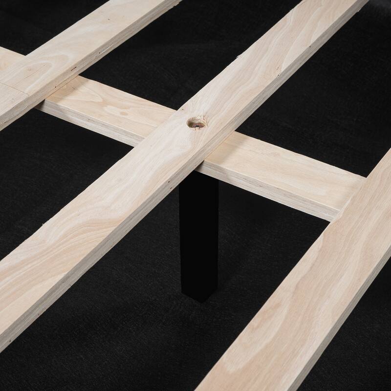 Full Size Upholstered Daybed with Underneath Storage in Beige