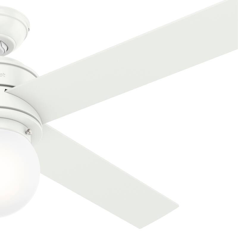 Hunter 52" Hepburn Ceiling Fan with LED Light Kit and Wall Control - Vintage, Mid-Century Modern, Transitional