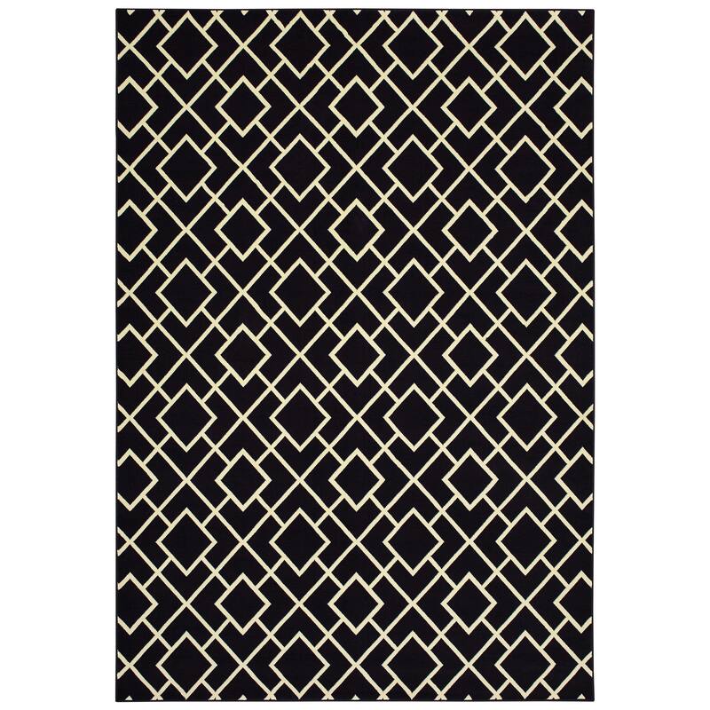 Style Haven Lisette Geometric Lattice Area Rug - 9'10" x 12'10"