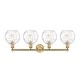 preview thumbnail 29 of 28, Innovations Lighting Athens Water Glass - 4 Light 35" Bath Vanity Light.