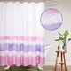 preview thumbnail 3 of 16, Crinkle Stripe Textured Shower Curtain 72"Wx72"L - Pink