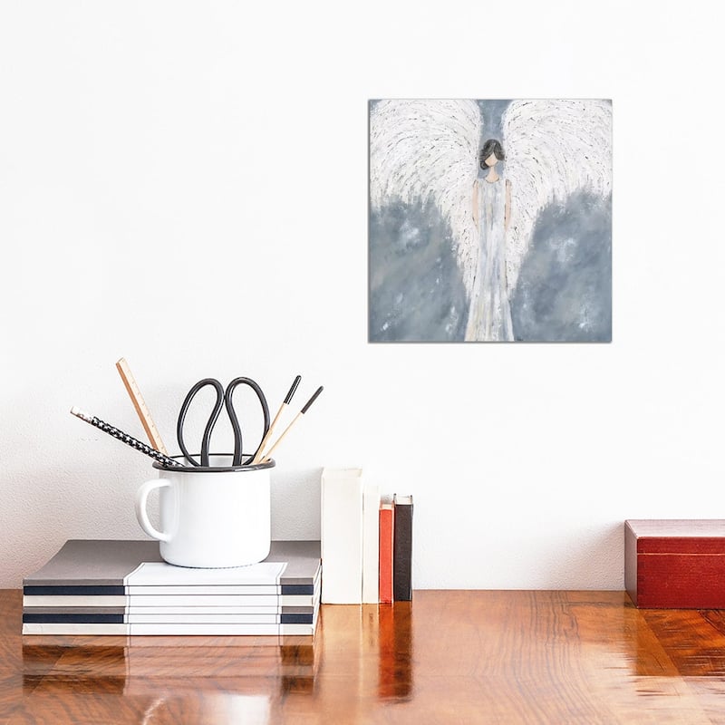 iCanvas "Guardian Angel" by Ashley Bradley Canvas Print - 12x12x1.5