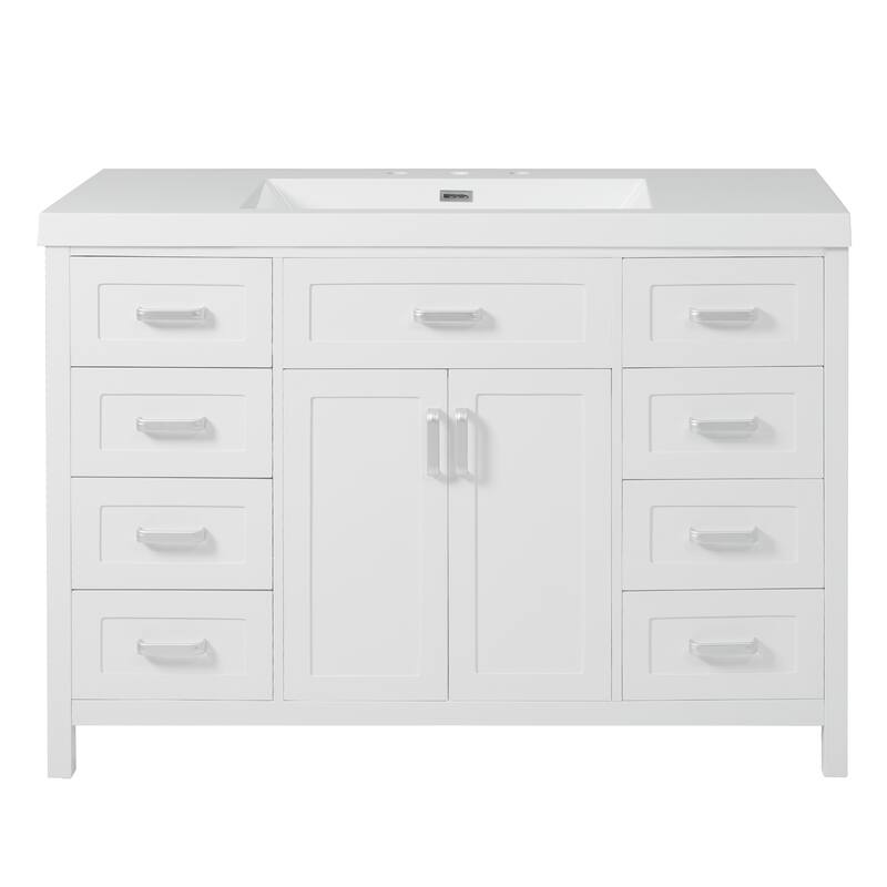 Christopher Knight Home - Susan Classic Wood Bathroom Vanity with Sink and Soft-Close Storage