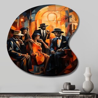 Designart - Jazz Harlem Renaissance V - African American Art Metal Wall ...