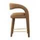 preview thumbnail 3 of 44, Pinnacle Performance Velvet Counter Stool Set of Two