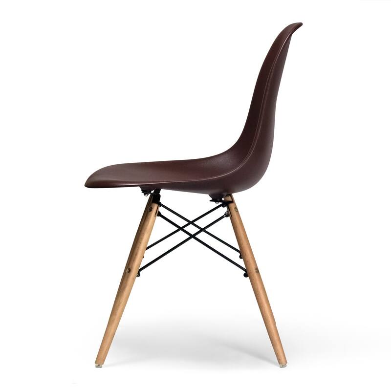 Paris-2 Side Chairs with Natural Legs (Set of 2)