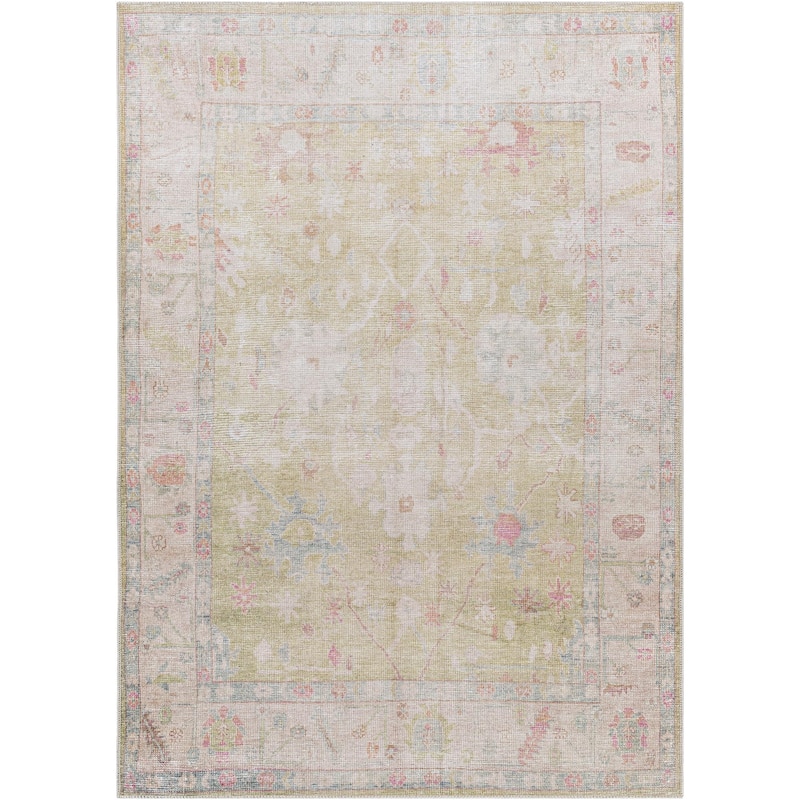 Livabliss Kemer Traditional Floral & Botanical Washable Area Rug