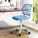 preview thumbnail 25 of 54, HomyLin Armless Home Office Task Chair Kids Desk Chair Mid-Back