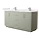 Option Light Green / White Cultured Marble Top / Brushed