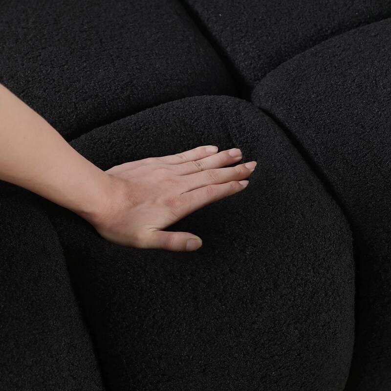 Modern ergonomic marshmallow sofa for living room