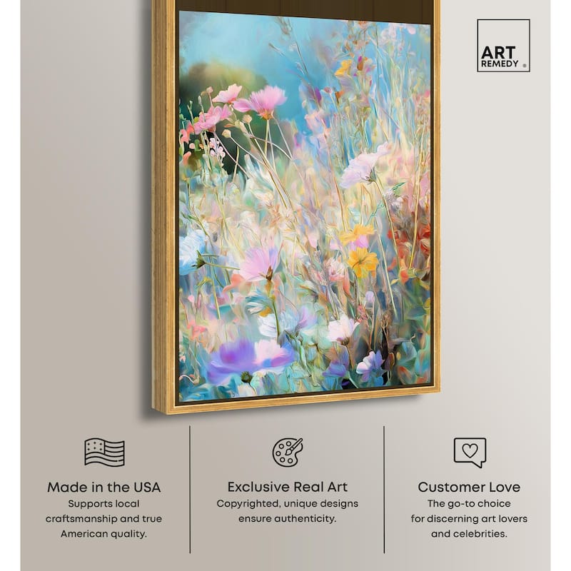 Cosmos Cascade Canvas by Art Remedy