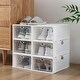 Clear Plastic Stackable Shoe Storage Boxes